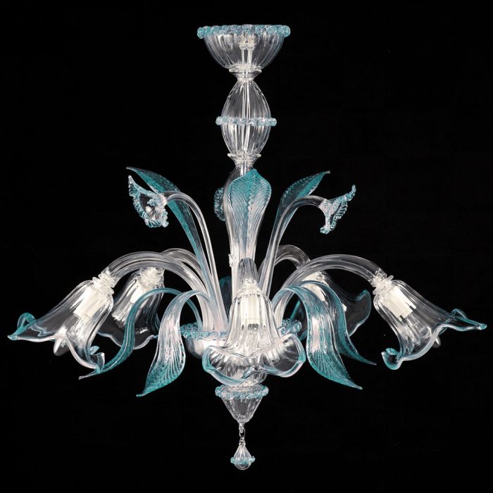 Dafne - lampadario classico vetro Murano