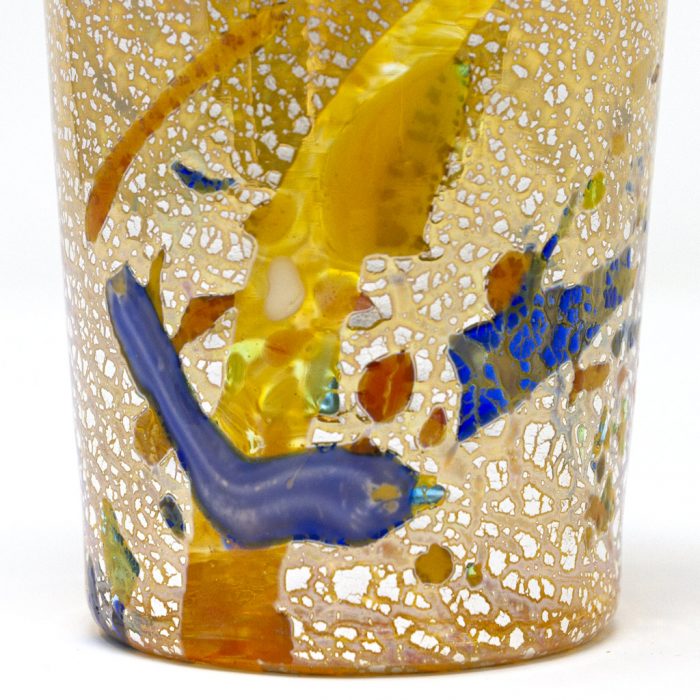 Bicchiere "Goto" veneziano con argento