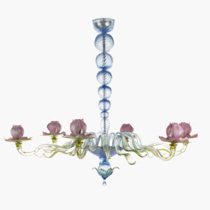 Floral Murano chandelier